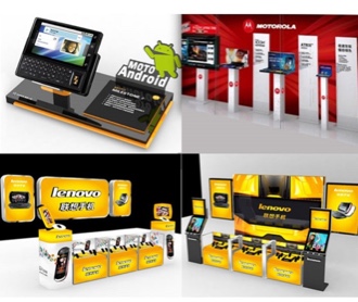  聯(lián)想手機展廳平面設(shè)計 